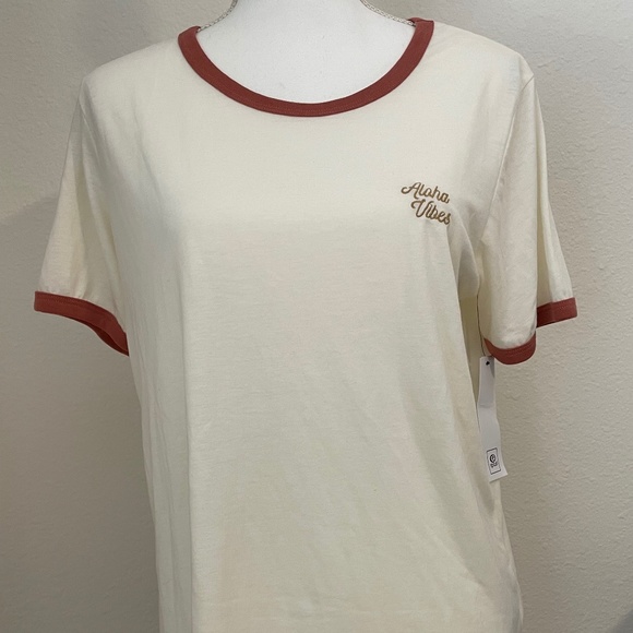 Rip Curl Tops - Rip Curl Aloha Vibes Ringer t-shirt, NWT